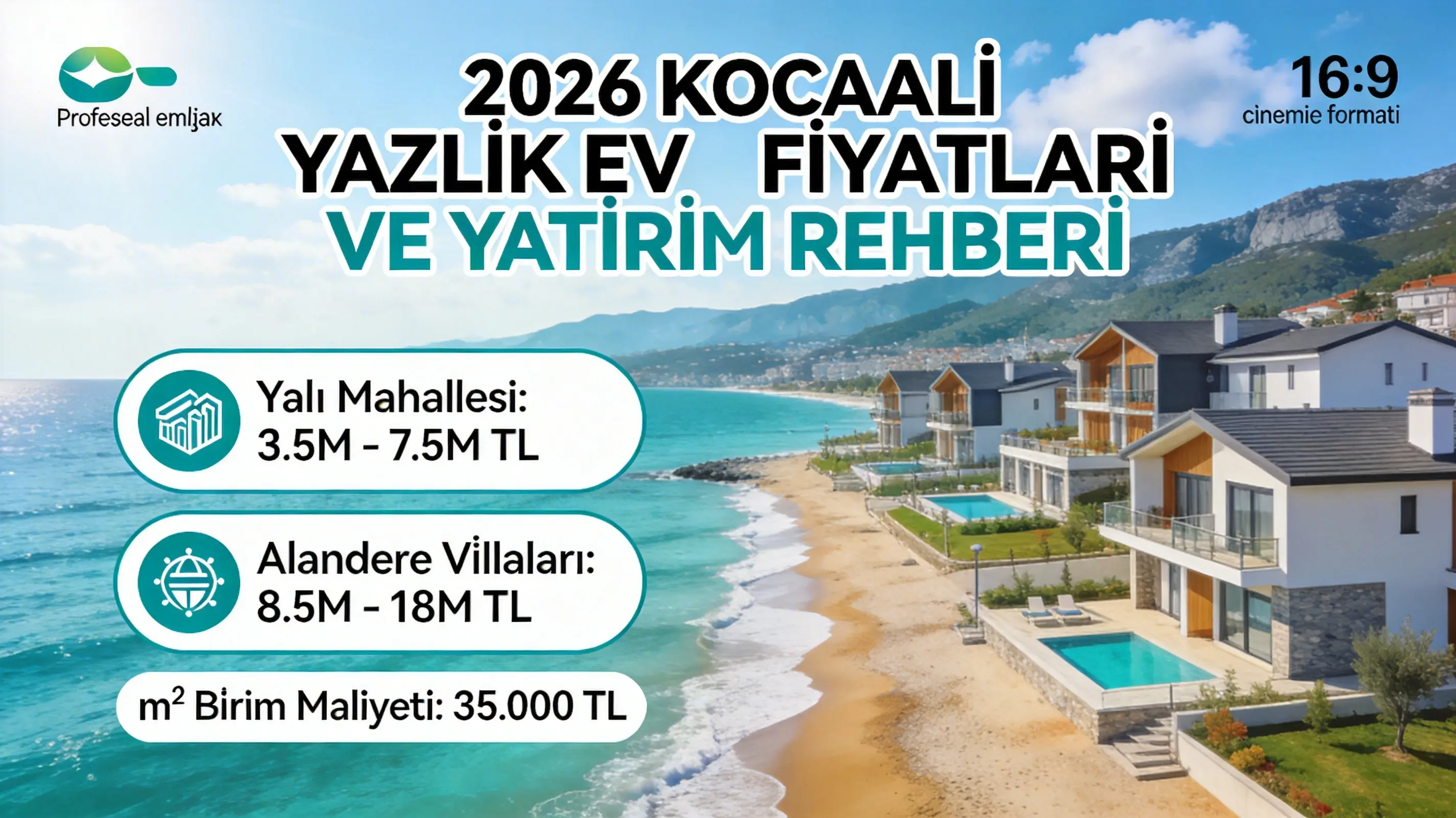 Kocaali Sahilinde Yazlık Ev Fiyatları: 2026 Güncel Piyasa Analizi