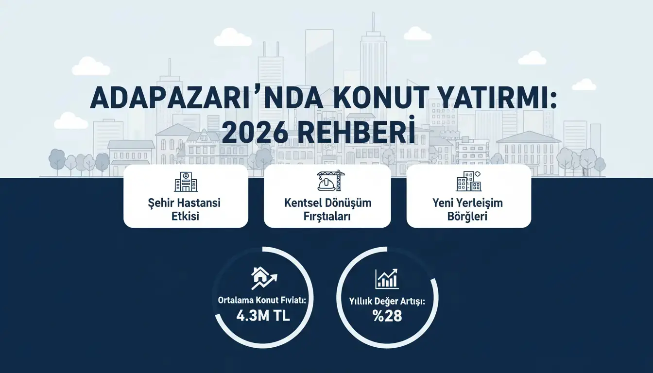 Adapazarı’nda Ev Almak Mantıklı mı? 2026 Yatırım Analizi