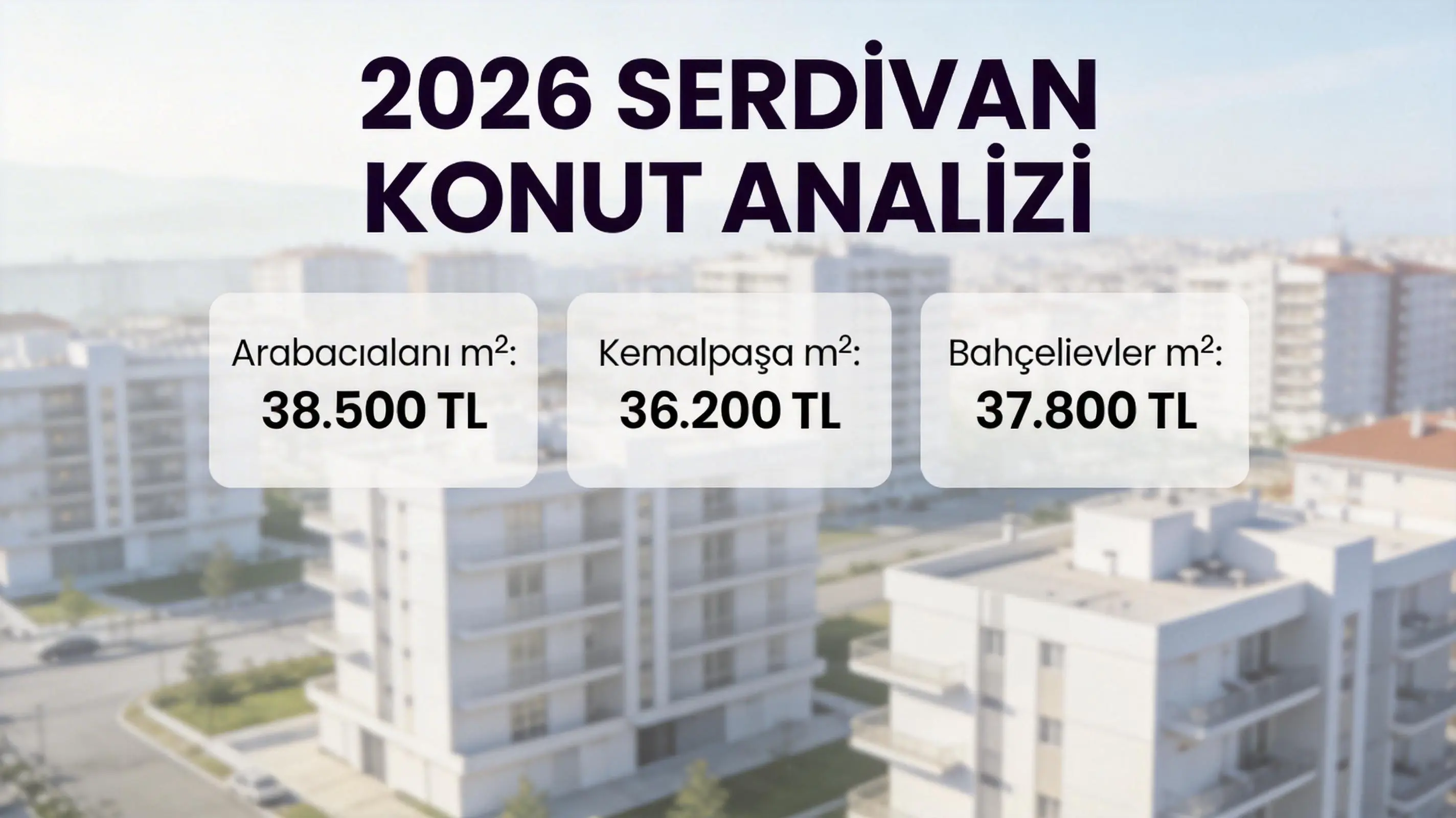 Serdivan Satılık Daire Fiyatları 2026: Güncel Mahalle Analizi