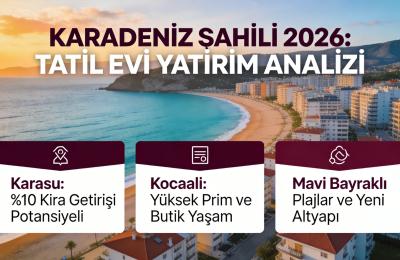 Karadeniz Sahilinde Tatil Evi Yatırımı: 2026 Trendleri ve Kazanç Haritası