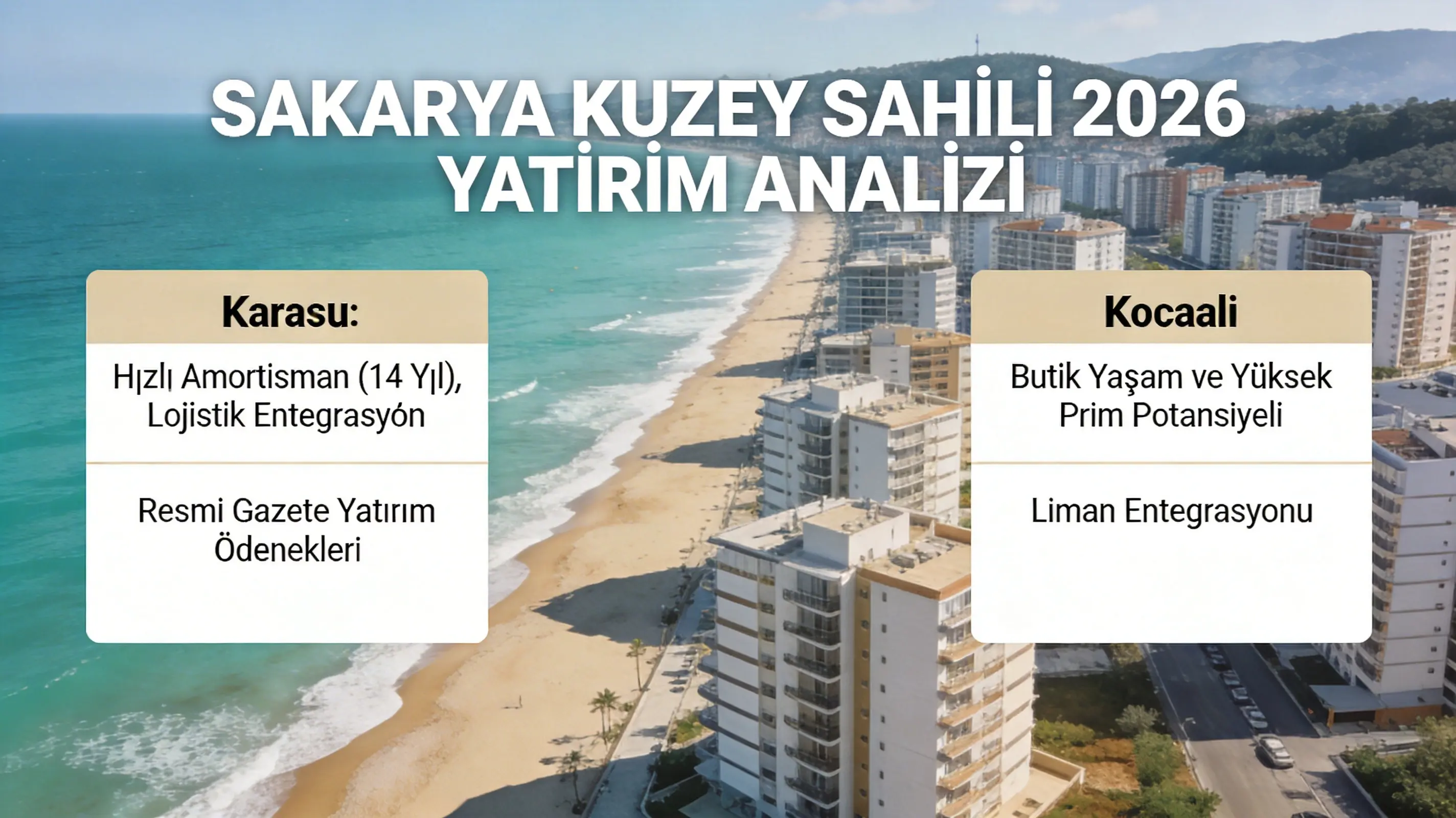 Karadeniz Sahilinde Emlak Yatırımı: Karasu ve Kocaali Karşılaştırmalı Rehber