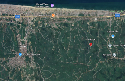 Kocaali Alandere'de Deniz Manzaralı, Hazır Kurulu Düzen Evli Fındıklık