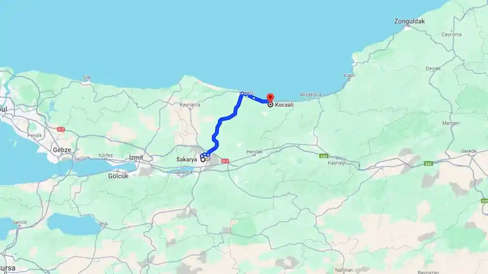 Kocaali Ulaşım Rehberi - Kocaali